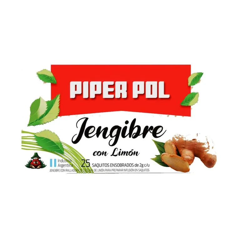 Jengibre con Limón · saquitos x 25