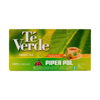 Té Verde · saquitos x 25
