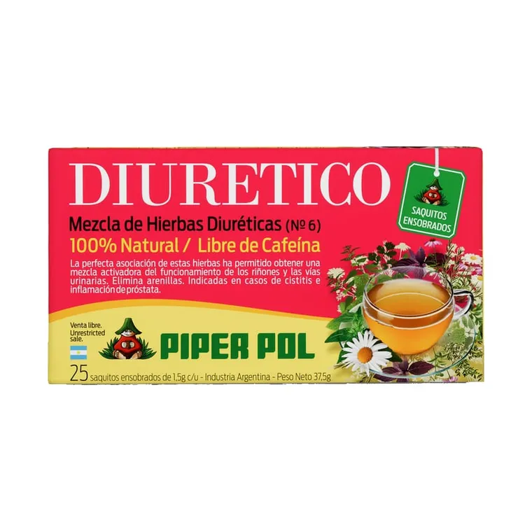 Tisana Nº 6 Diurético · saquitos x 25